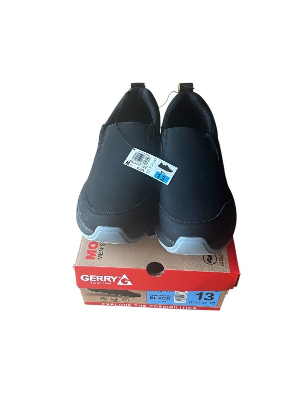 Gerry Men's Moc II Shoe Black Size 13